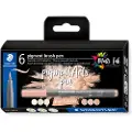 Staedtler pigment brush pen Beiges&Neutr 6pcs