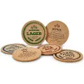 Scandinavian Home Beer Coaster - Cork 6 stk