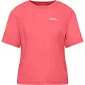 Jack Wolfskin Vonnan Crop Kortarmet T-skjorte