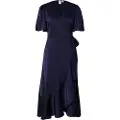 Y.A.S. Thea Wrap Kortermet Midi-kjole