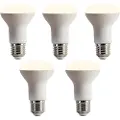 LUEDD Sett med 5 E27 dimbare LED-pærer R63 6,2 W 520 lm 2700 K
