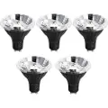 LUEDD Sett med 5 dimbare GU10 LED-pærer 70 mm 6,5 W 600 lm 2700 K