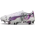 Puma ULTRA 5 ULTIMATE FOREVER FG Football Boots Unisex, Shoes, White/Pure Magenta/Feather Gray, 48