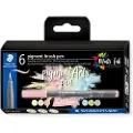 Staedtler pigment brush pen Pastel Colou 6pcs