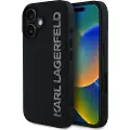 Karl Lagerfeld 3d Rubber Glitter Logo Iphone 16 Telefondeksel