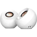 Creative Labs Pebble Pro - Høyttalere - for PC - 2.0-kanal - trådløs - Bluetooth - USB - 30 watt (Total) - hvit