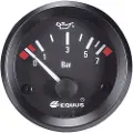 EQUUS 842095 Bil indbygningsinstrument Olietryk-visning måleområde 0 - 7 bar Standard Gul, Rød, Grøn 52 mm