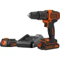 BLACKANDDECKER Black & DeckerDrill 18v 2 BatterierSvartHageredskaperFra Homeroom