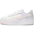 Puma Carina Street Sneakers Women, Shoes, White/Frosty Pink/Alpine Snow, 35.5