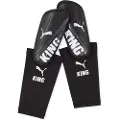 Puma KING Sleeve Shin Guards, Accessories, Black/White, L