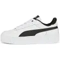 Puma Carina Street Sneakers Women, Shoes, White/Black/Silver, 35.5