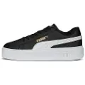 Puma Smash Platform v3 Sneakers Women, Shoes, Black/White/Gold, 42