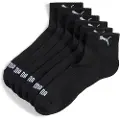 Puma Quarter Socks (3 Pack) Unisex, Clothing, Black, 35-38
