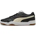 Puma Tifosi Lux Sneakers, Shoes, Black/Alpine Snow/Gum, 42