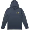 Salty Crew Golden Mahi Hood Sunshirt Utslettsdrakt Med Lange Ermer