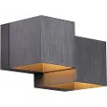 QAZQA Moderne vegglampe metall 2-lys - Transfer Double