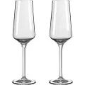 Ritzenhoff RitzenhoffChampagneglass Sonnenschliff 2-pakningTransparentVinglassFra Homeroom
