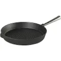 Skeppshult SkeppshultGrillpanne 28 cm med stålhåndtakSvartStekepanner & grillpannerFra Homeroom