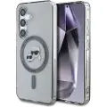 Karl Lagerfeld Veske Button Karl & Choupette Hoder trykt logo MagSafe Samsung Galaxy S25 Plus svart