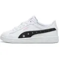 Puma Smash 3.0 Dance Party Kids'Sneakers, Shoes, White/Black/Pink Lilac, 28