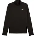 Puma VELOCITY CLOUDSPUN Running Quarter-Zip Top Men, Clothing, Black, XS