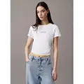 Calvin Klein Jeans Gradient Monologo Slim Kortarmet T-skjorte