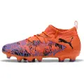 Puma FUTURE 8 MATCH CREATIVITY FG/AG Football Boots Youth, Shoes, Orange Poppy/Black/Dark Amethyst, 35.5