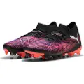 Puma FUTURE 8 MATCH FG/AG Football Boots Women, Shoes, Black/White/Glowing Red, 42