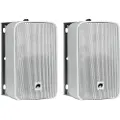 Omnitronic 11036951, 2-veis, 2.0 kanaler, Koblet med ledninger (ikke trådløs), 40 W, 75 - 20000 Hz, Hvit