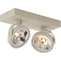 QAZQA Moderne takspot beige G9 rund justerbar 2-lys - Go