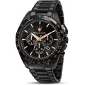 Maserati Traguardo 45 Mm Chr Black Dial Br Black Klokke