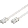 Goobay LAN CAT 6 UTP Flat - Hvit - 10 meter