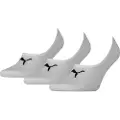 Puma Unisex Footie 3 Pack, Clothing, White, 39-42