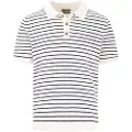 Fynch&Hatton 1503705 Cotton Linen Kortermet Poloskjorte