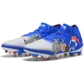 Puma FUTURE 8 ULTIMATE FOREVER FG Football Boots Unisex, Shoes, White/Ultra Blue/Feather Gray, 46
