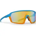 Demon Gravel, Solbriller, Matt Blue Orange