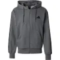 Adidas Essentials 3 Stripes Fleece Genser Med Hel Glidelås