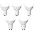 LUEDD Sett med 5 smarte GU10 LED-pærer hvit 7W 700 lm 3000K