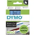 Dymo D1 - Selv-adhesiv - sort på blått - Rull (1,9 cm x 7 m) 1 kassett(er) merketape - for LabelMANAGER 360, 400, 420, 450, 500, PC, PC2, Wireless PnP LabelPOINT 300, 350