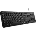 Gear4U KK-10 - Tastatur - round key caps - USB - Nordisk - svart
