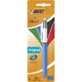 BIC 4 Colours - 4-fargekulepenn - svart, rød, blå, grønn - 1 mm - medium - retraktil