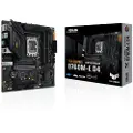 Asus TUF GAMING B760M-E D4 - Hovedkort - micro ATX - LGA1700-sokkel - B760 Chipset - USB-C Gen2, USB 3.2 Gen 2, USB 3.2 Gen 1 - 2.5 Gigabit LAN - innbygd grafikk (CPU kreves) - HD-lyd (8-kanalers)