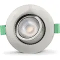 Teknikproffset Ellen Infälld downlight Dim-to-Warm 520lm IP65 1-pack Borstad stål