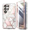 Supcase Samsung Galaxy S25 Ultra Supcase Cosmo Mag hybrid-deksel - rosa marmor