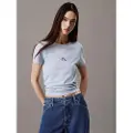 Calvin Klein Jeans Gradient Monologo Slim Kortarmet T-skjorte
