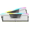 Corsair Vengeance RGB DDR5-6000 - 32GB - CL36 - Dual Channel (2 pcs) - Intel XMP - Hvit med RGB