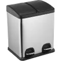 Confortime Søppelbøtte Med Pedal 2x15l