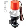 Vevor Livewell-pumpe for båt, 12V 32 l/min (500 GPH) rett livewell-lufterpumpe med doble innløp, ABA-hus og avtakbar motorpatron, korrosjonsbestandig livewell-/agnpumpe for ferskvann og saltvann