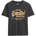 Superdry Vl Metallic Relaxed Kortarmet T-skjorte