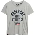 Superdry Ath Graphic Fitted Kortarmet T-skjorte